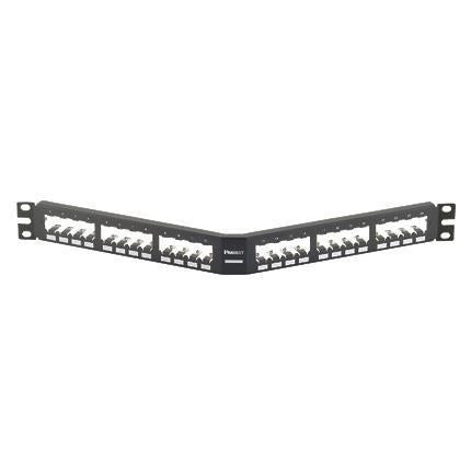 Pann.1u angol.per 24 rj45s nero - CPA24BLY