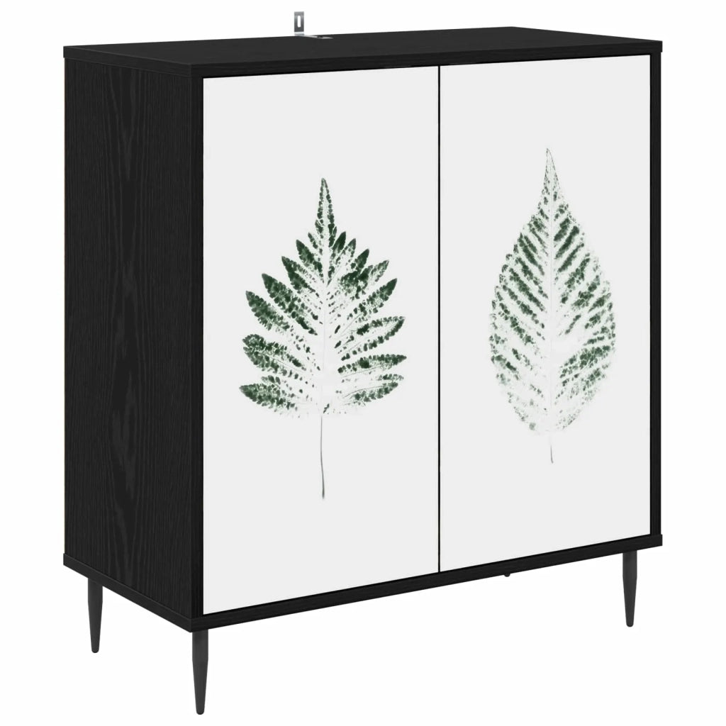 Credenza HANAU Rovere Nero 69 x 33 x 76 cm Legno ingegnerizzato 8006945
