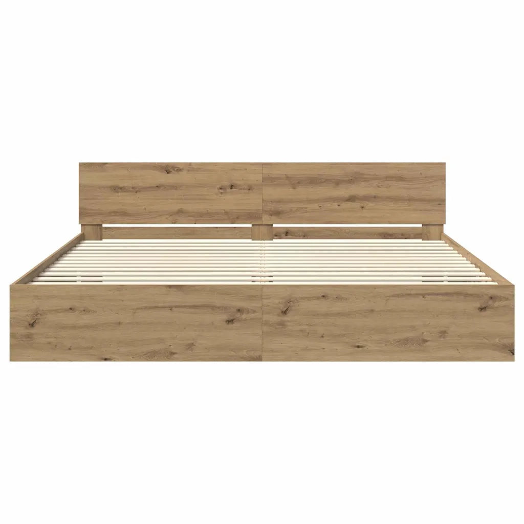 Struttura del letto Rovere artigianale 180 x 200 cm