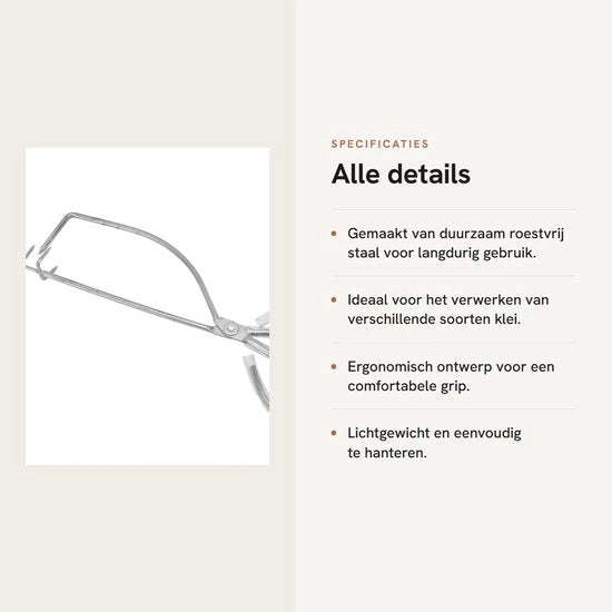 Strumento per ceramica - Lame per ceramica - Strumento per modellare ceramica - Materiale robusto e pratico - Alta resistenza - Resistenza al rottura - Strumento per smalti