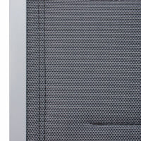 Set di 2 sedie da giardino moderne, alluminio, textilene, grigio