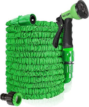 Estensione di rete per giardino con 8 funzioni spazzola - 100ft - Sostegno flessibile - Magico - Senza perdite - Leggero - Facile stoccaggio - Verde