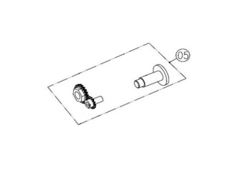 Sistema di fissaggio lama per forbice da potatura a batteria Volpi PV280