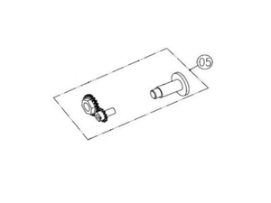 Sistema di fissaggio lama per forbice da potatura a batteria Volpi PV280