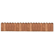 Rotoli di Bordura 3 pz 120 cm in Legno di Pino Impregnato 3053645