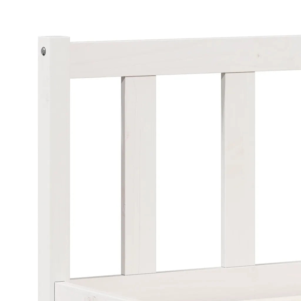 Letto Extra Lungo senza Materasso 160x220 cm in Legno di Pino 852451