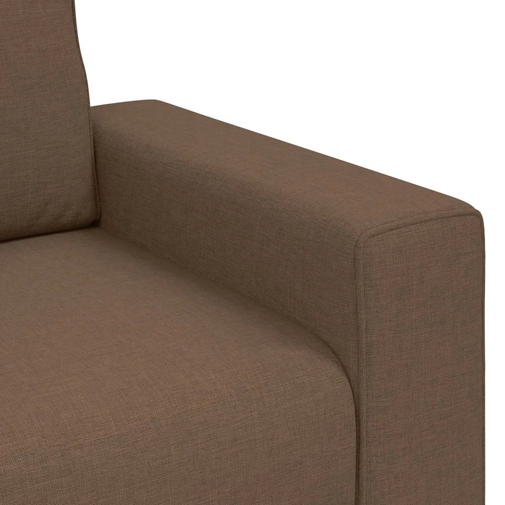 Poltrona-Divano Sedia-Poltroncina Marrone 100x77x82 cm in Tessuto