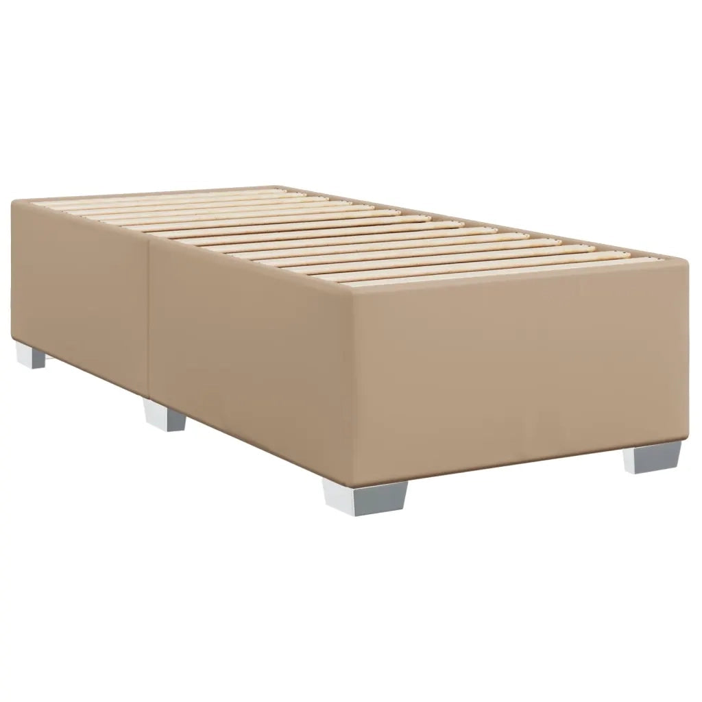 Letto singolo | Letto per adulti | Giroletto Cappuccino 90x200 cm in Similpelle