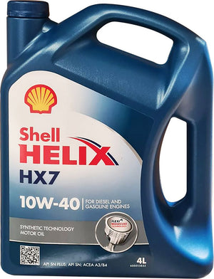 OLIO SHELL HX7 10W40 4 LT