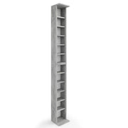 Vicco Scaffale porta cd Calcestruzzo 21 x 183.6 cm Alto