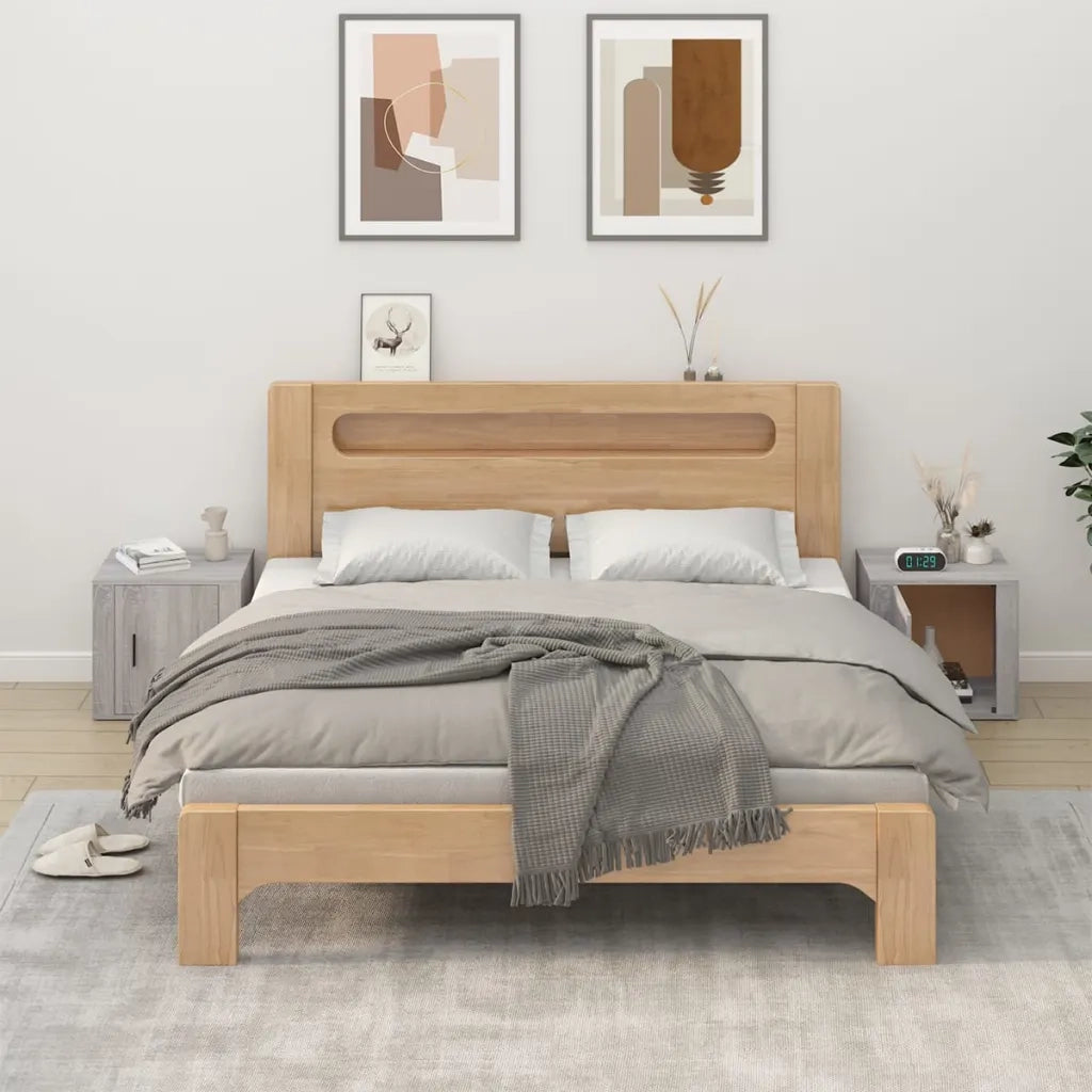 Comodino 2 pz Grigio Sonoma 50x39x47 cm
