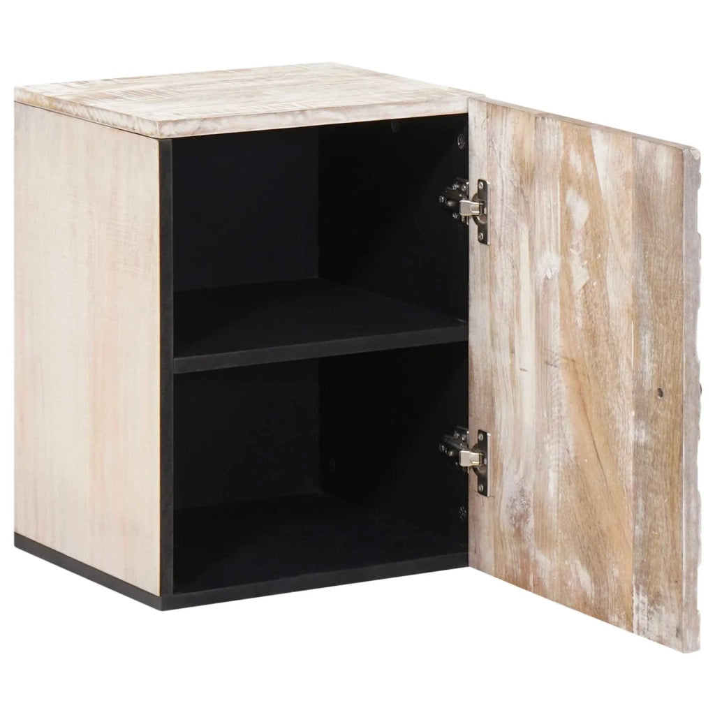 Mobile Appeso da Bagno con porta Bianco 38 x 33,5 x 48 cm 4018388