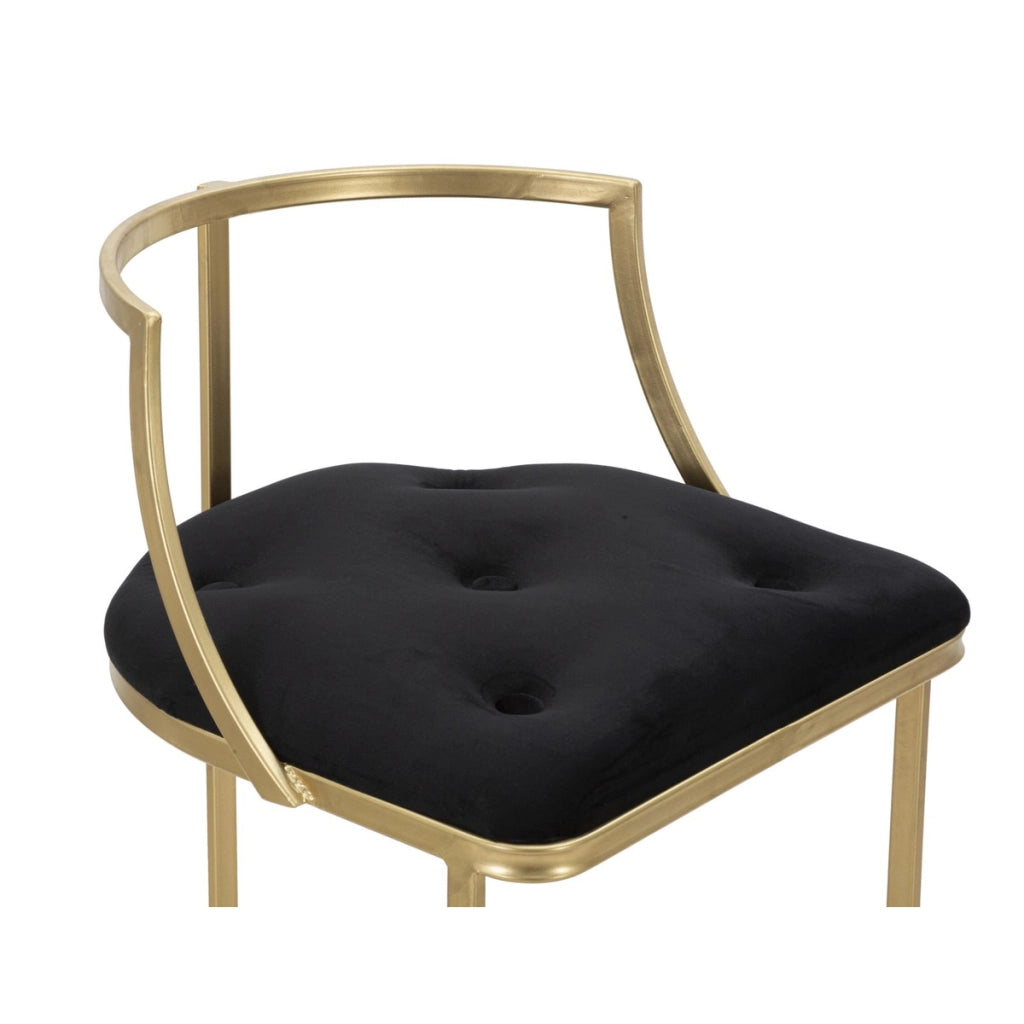 Sgabello Alto VKH450, Oro, Metallo, 45x45x90 cm