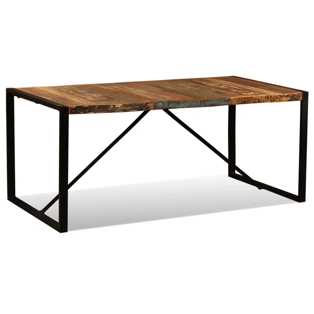 Tavolo da Pranzo | Tavolo da cucina in Legno Massello di Recupero 180 cm