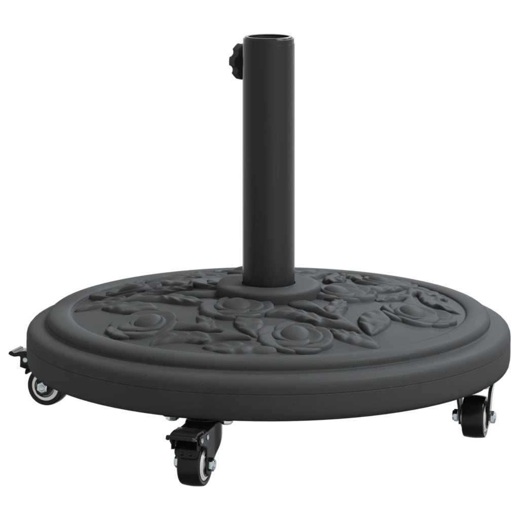 Base per parasol con ruote per pali Ã˜38-48 mm 13 kg Rotonda
