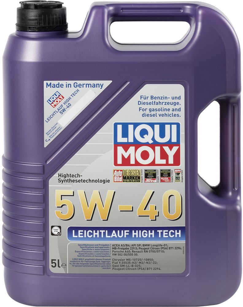Olio motore Leichtlauf High Tech 5W-40 5L