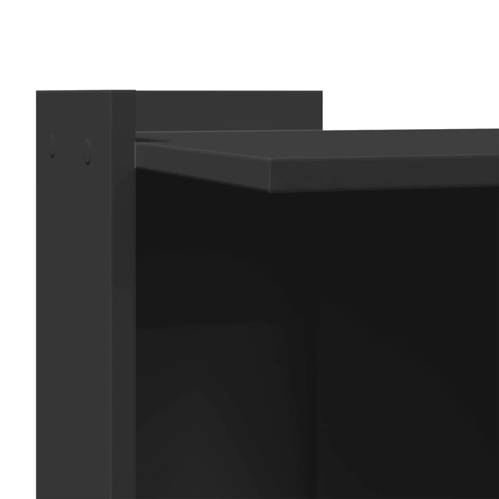 Mobiletto per lettiera per gatti in legno ingegnerizzato nero 02_0043323