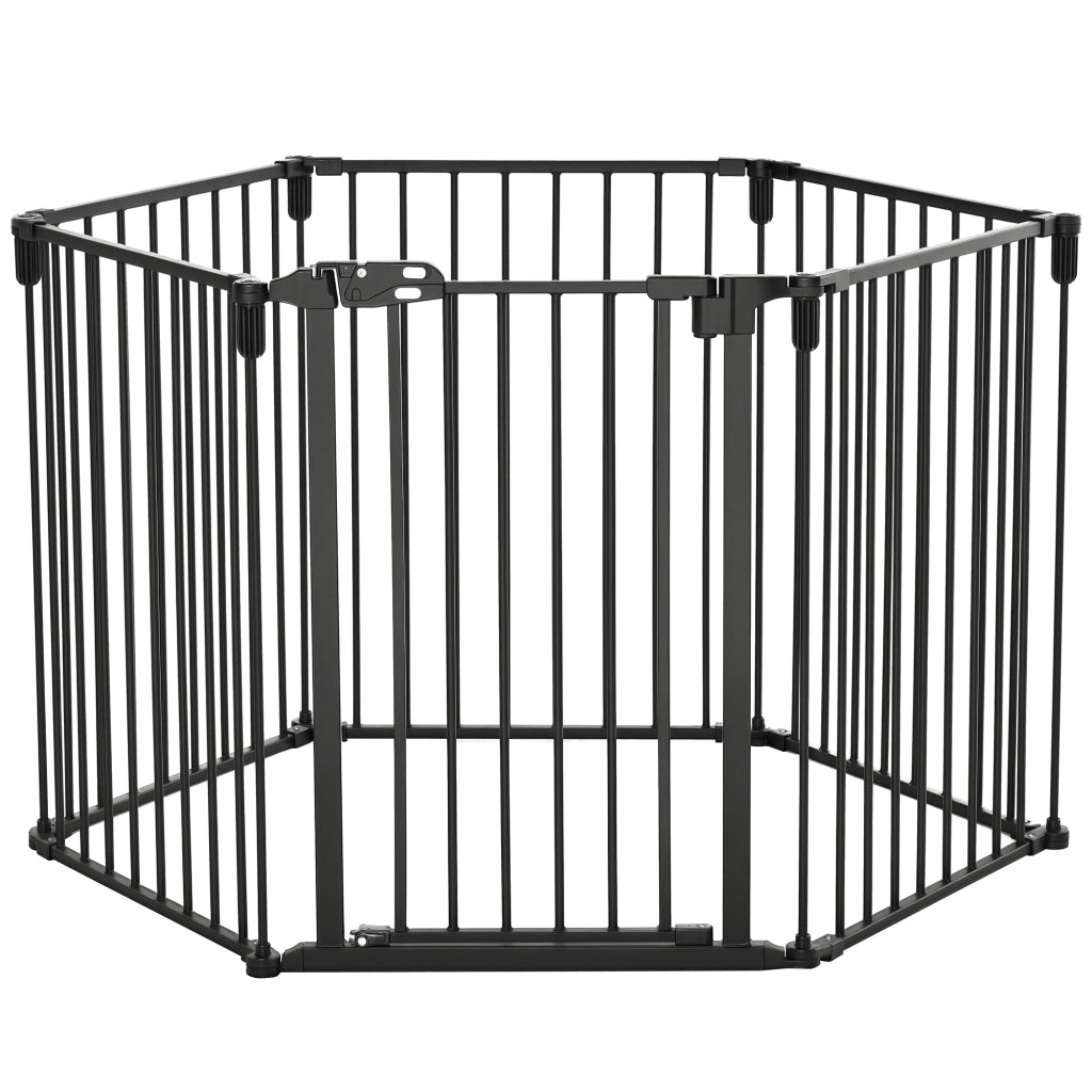 Barriera di sicurezza per bambini e animali ¨C zephmum ¨C nero 362.5x76 cm