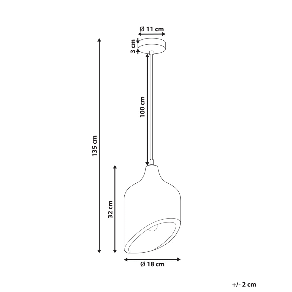 Lampadario di forma rotonda in legno di mango chiaro paralume regolabile appeso lampada da soffitto