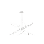 Lampadario a Led Moderno Top Light Tornado 69W 4450LM 1163/S80 Bianco
