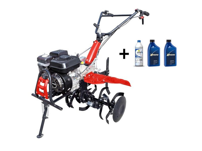 Motozappa Dunsch DU42212-97W21 con motore a scoppio 4 tempi 212cc 5,5Hp fresa 102cm