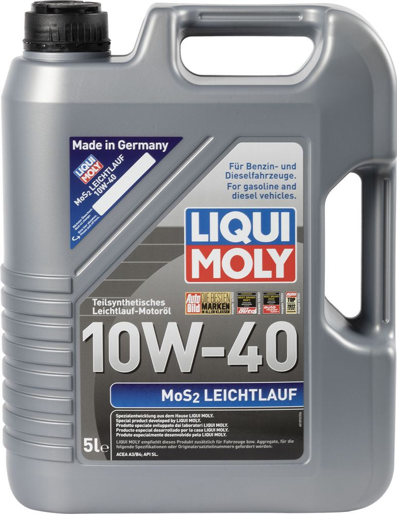 Olio motore MoS2 Leichtlauf 10W-40 5L