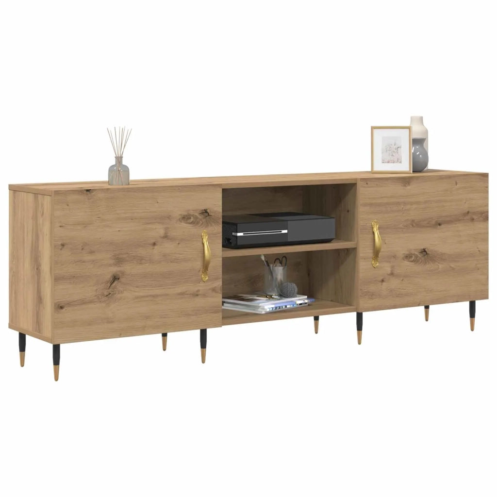 Mobile TV rovere artigianale 150 x 30 x 50 cm Legno multistrato