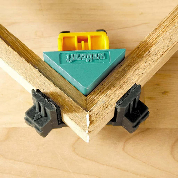 Morsetti per Angoli Cornici Giunzioni a T 90° Wolfcraft 2 Pz