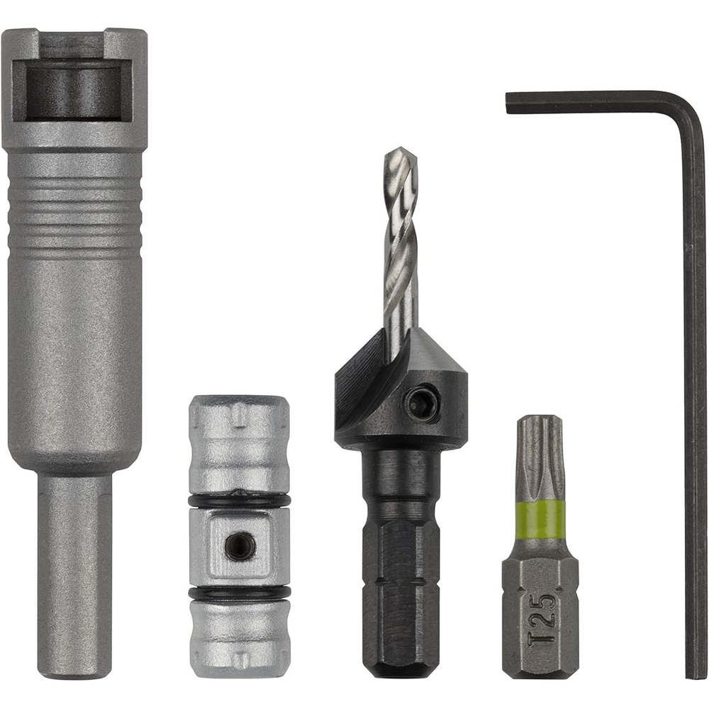 Kit Wolfcraft FlipBit per Foratura Svasatura Avvitamento Rapido