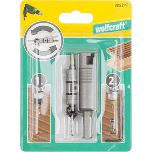 Kit Wolfcraft FlipBit per Foratura Svasatura Avvitamento Rapido