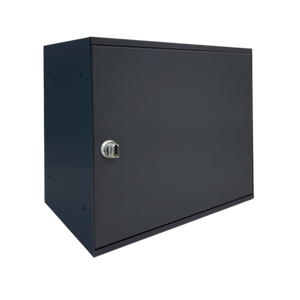 ALUBOX EASYBOX Cassetta Per Pacchi Corriere 33X27X40 Cm Cassetta Postale Pacchi In Lamiera Zincata COLORE: ANTRACITE