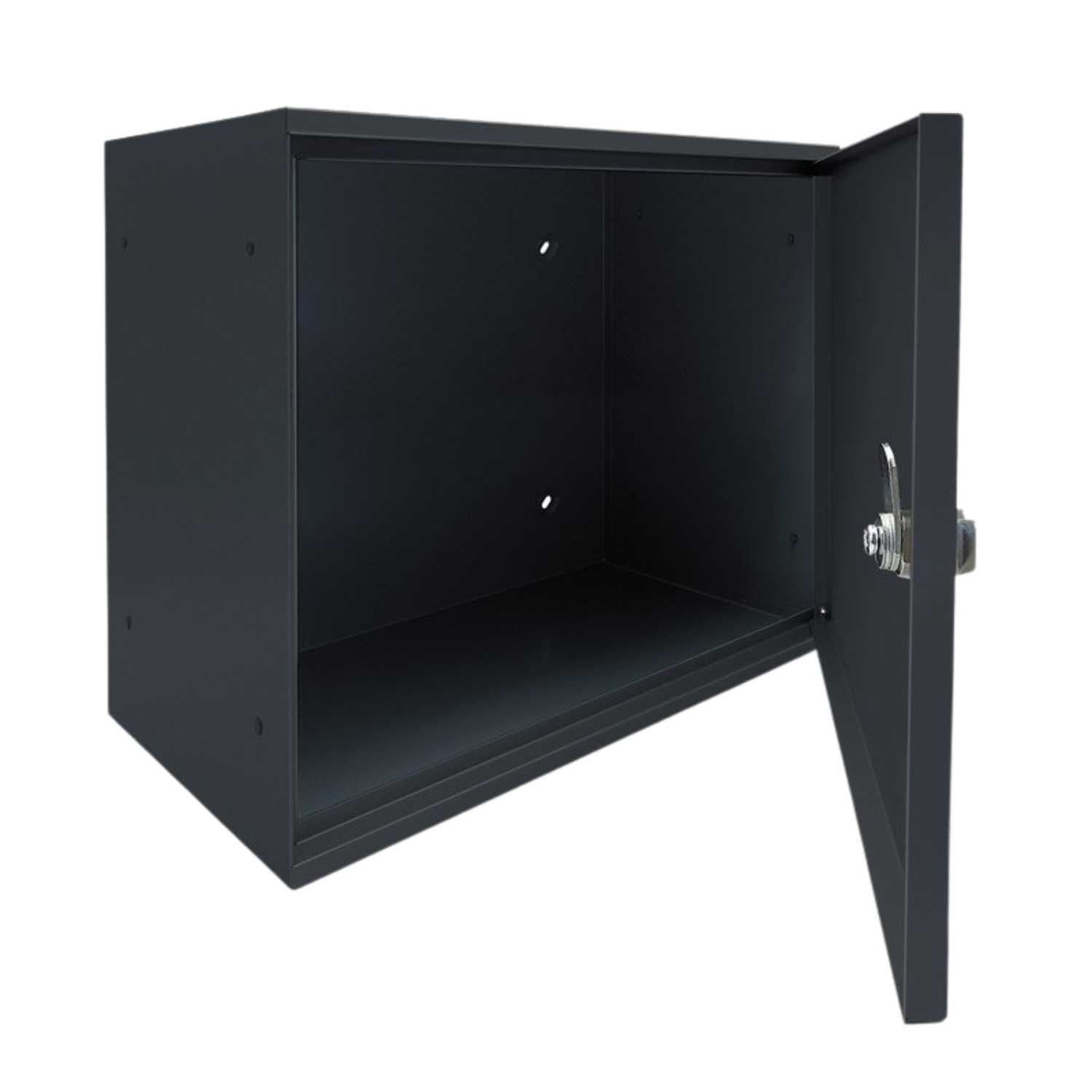 ALUBOX EASYBOX Cassetta Per Pacchi Corriere 33X27X40 Cm Cassetta Postale Pacchi In Lamiera Zincata COLORE: ANTRACITE