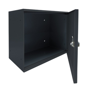 ALUBOX EASYBOX Cassetta Per Pacchi Corriere 33X27X40 Cm Cassetta Postale Pacchi In Lamiera Zincata COLORE: ANTRACITE