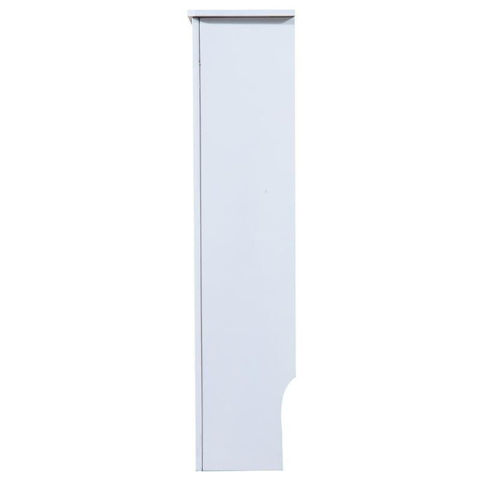COPRITERMOSIFONE IN LEGNO MDF BIANCO, 112X19X81CM