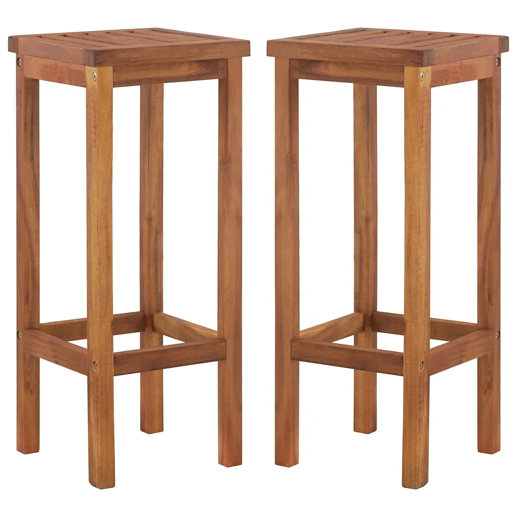 Set da Bar da Giardino 7 pz in Legno Massello di Acacia