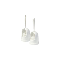 KIT SET 2 PZ MAURY'S PORTA SCOPINO BIANCO