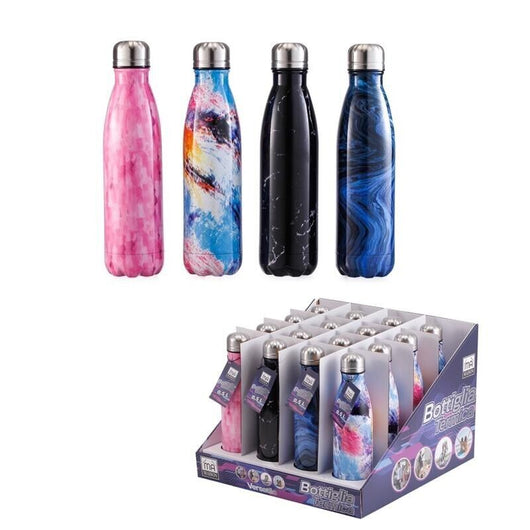 MA MAISON BOTTIGLIA TERMICA ABSTRACT COLORI E FANTASIA ASSORTITI 50 ML CON COMODO TAPPO