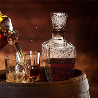 BOTTIGLIA IN VETRO BASE QUADRATA DA 9,3X25 CM CON CAPIENZA 1000ML