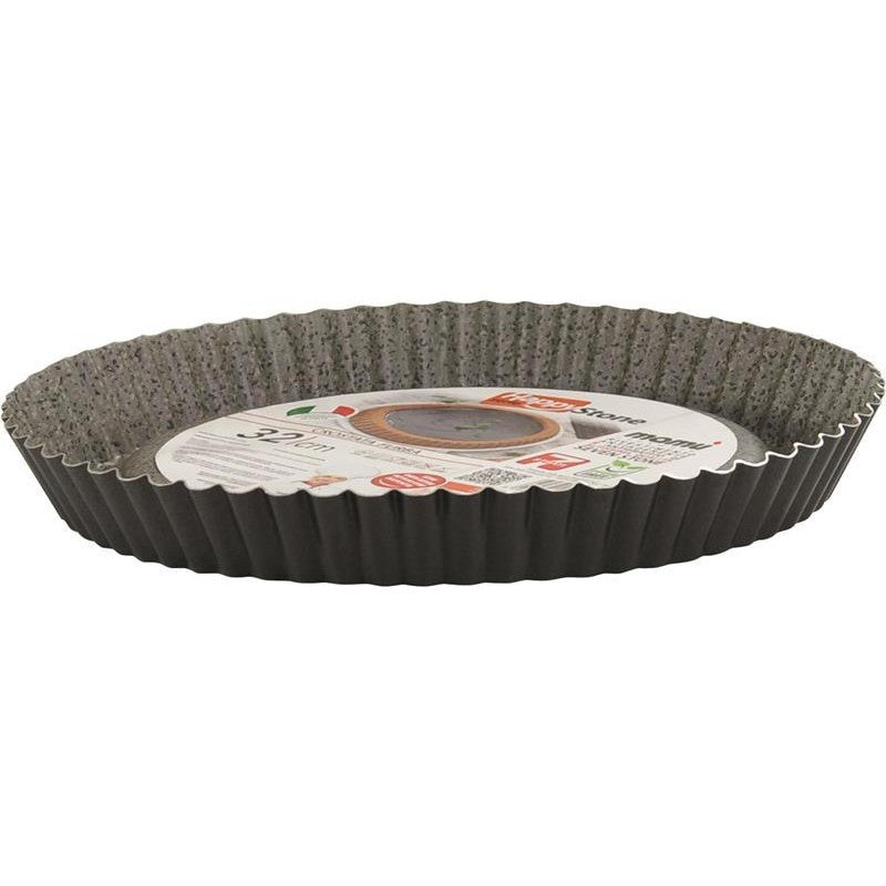 HAPPY STONE CROSTATA FURBA 32CM CON RIVESTIMENTO ANTIADERENTE E ANTIGRAFFIO OKX