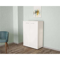 MOBILETTO RIVER CON 2 ANTE 68 X 34 X H93,5 CM IN COLORE BIANCO USATO COME NUOVO