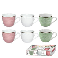 MAURY'S PRINCESS SERVIZIO DI 6 TAZZINE MULTICOLORE