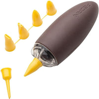 PEDRINI PENNA DECORATRICE DOLCI CON 6 BECCUCCI PER CAKE DESIGN 26X12X5 CM