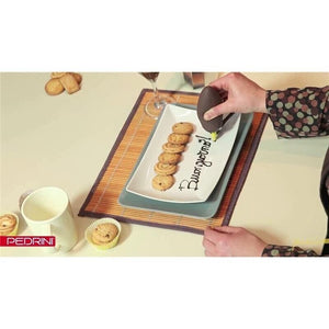 PEDRINI PENNA DECORATRICE DOLCI CON 6 BECCUCCI PER CAKE DESIGN 26X12X5 CM