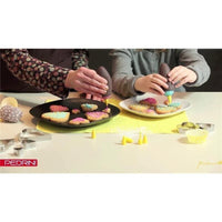 PEDRINI PENNA DECORATRICE DOLCI CON 6 BECCUCCI PER CAKE DESIGN 26X12X5 CM