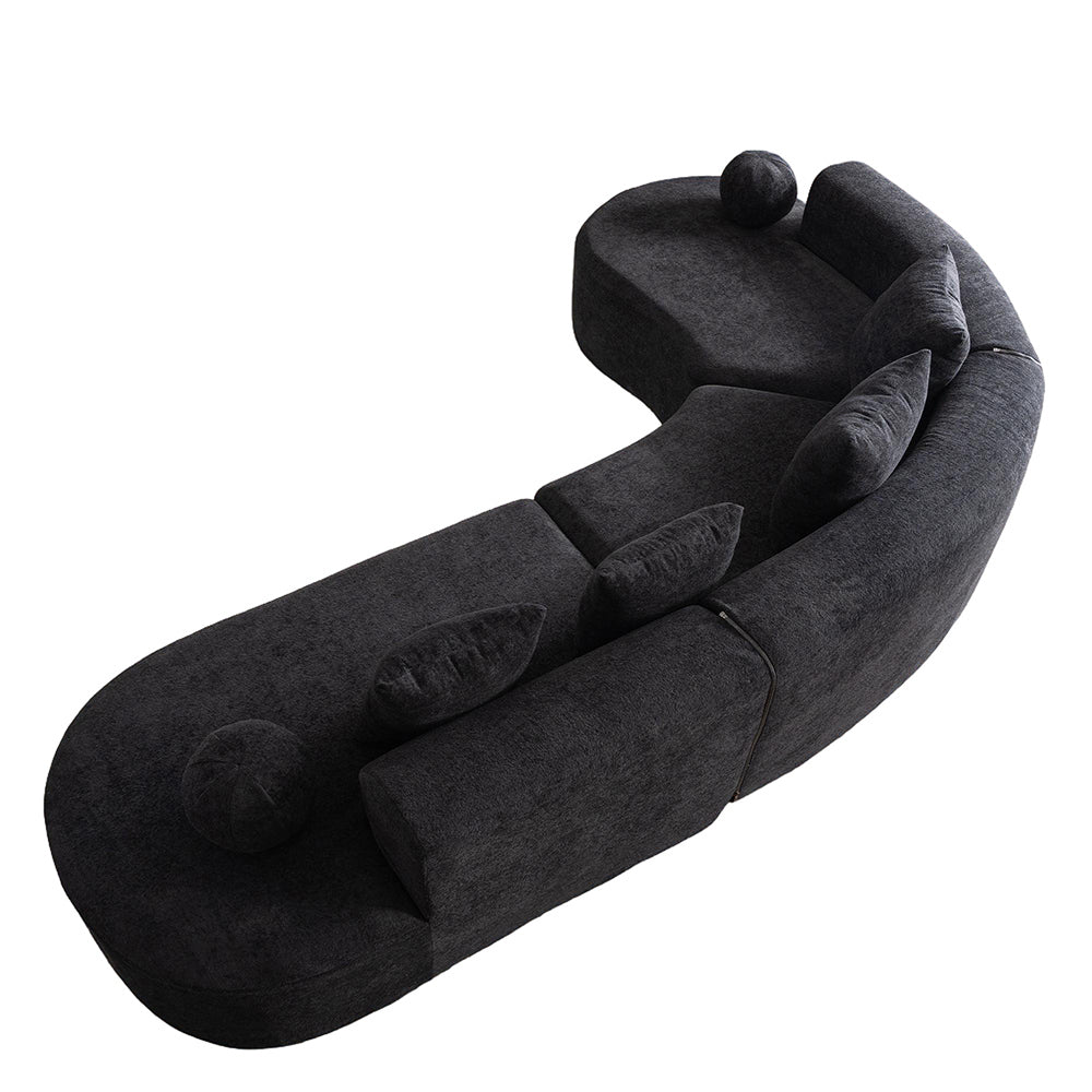 Divano a L senza struttura - Xylo - 327 cm - Comodo e soffice