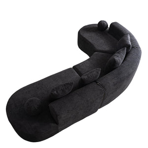 Divano a L senza struttura - Xylo - 327 cm - Comodo e soffice