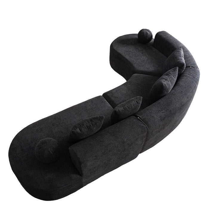 Divano a L senza struttura - Xylo - 327 cm - Comodo e soffice
