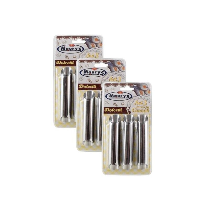 KIT SET 3 PZ MAURY'S DOLCETTI SET 3 FORME PER CANNOLI