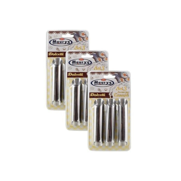 KIT SET 3 PZ MAURY'S DOLCETTI SET 3 FORME PER CANNOLI