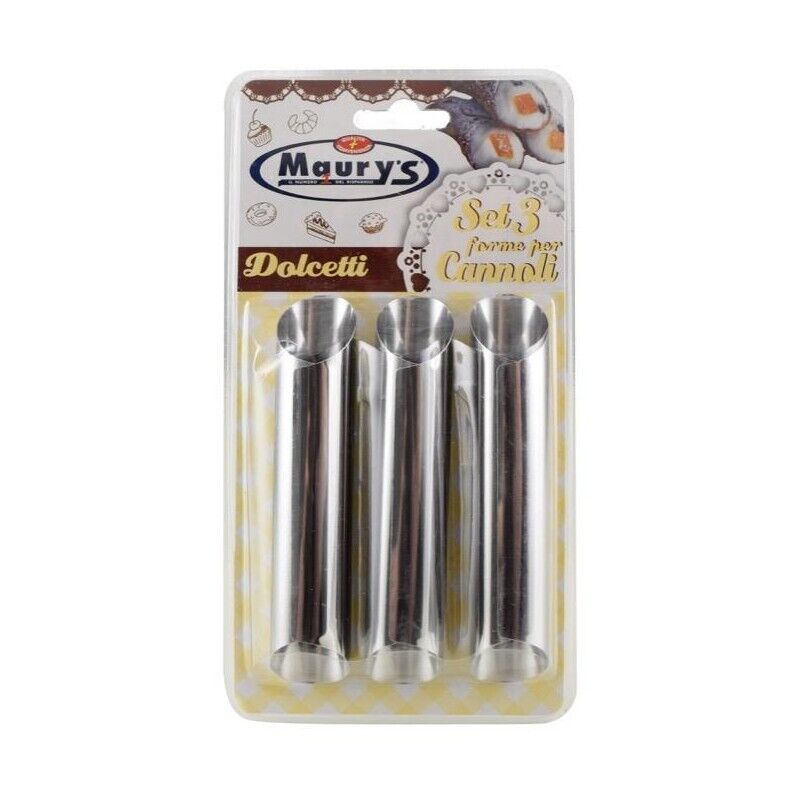 KIT SET 3 PZ MAURY'S DOLCETTI SET 3 FORME PER CANNOLI